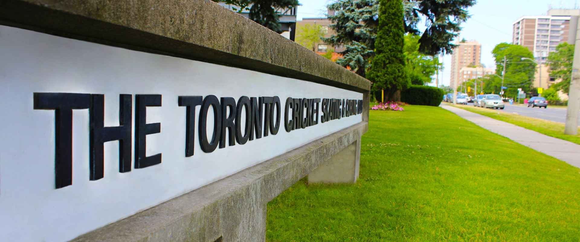 Toronto Cricket Skating and Curling Club sign