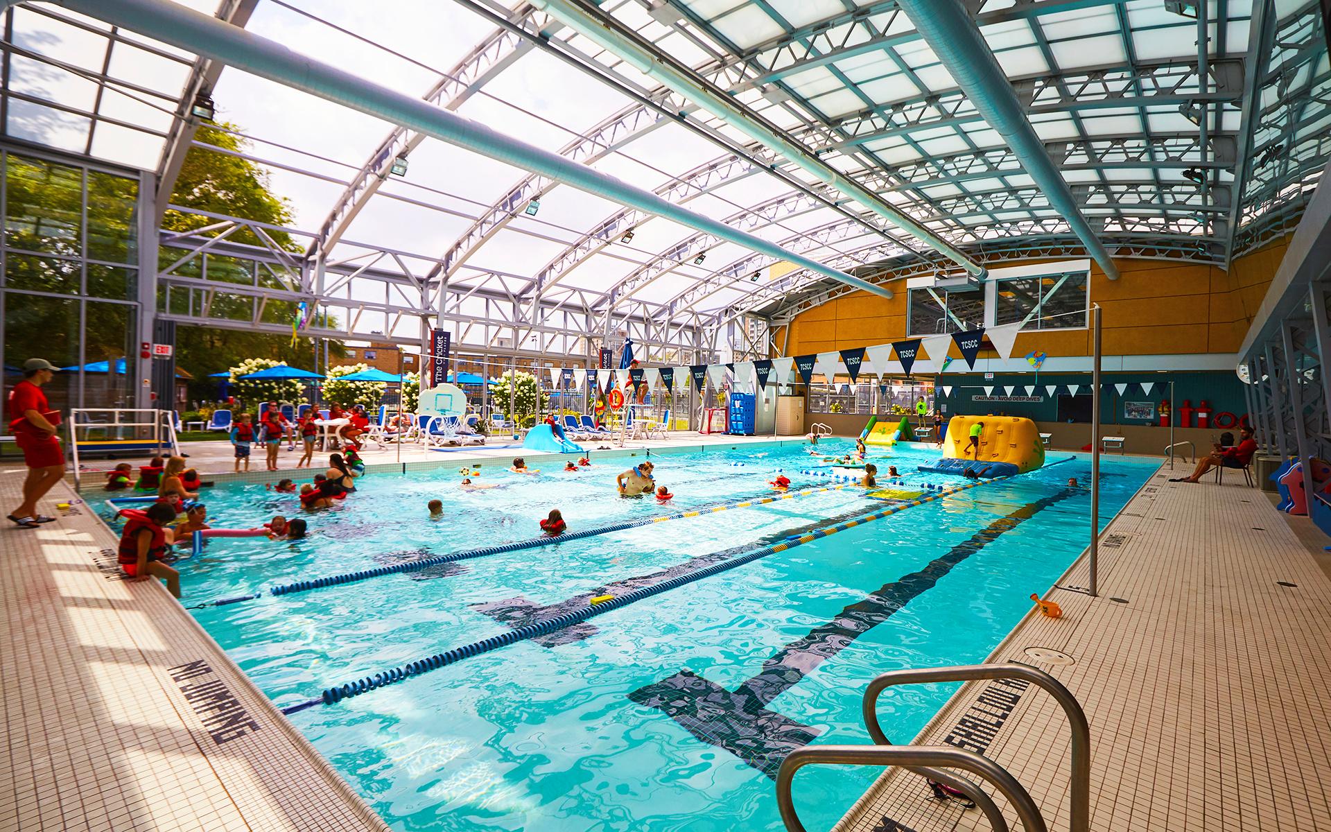 View of the Cricket Club Pool